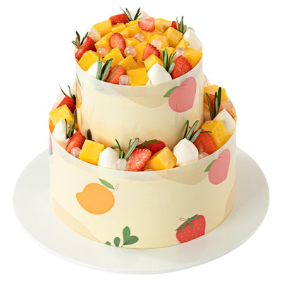 【幸福西饼】杨枝甘露圆舞曲下午茶蛋糕动物奶油生日同城配送甜品