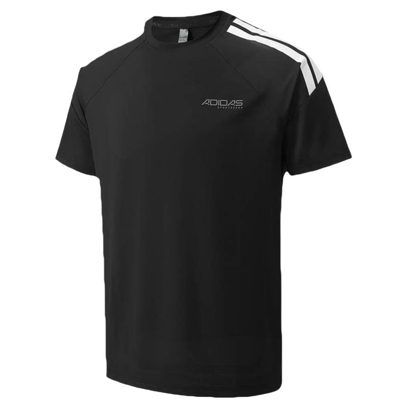 adidas阿迪达斯短袖T恤速干男士运动服新款运动休闲上衣KQ5335