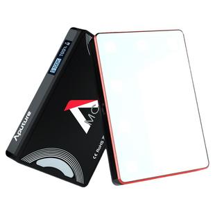 爱图仕MC rgb全彩补光灯视频抖音影视摄影拍摄灯外拍led灯柔光灯便捷口袋机顶灯桌面美颜直播轮廓打光灯