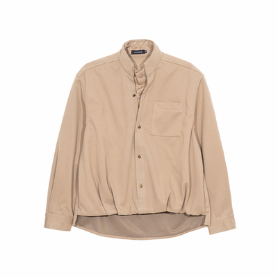 Hualun秋冬季立领假两件衬衫男