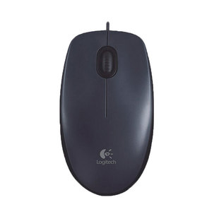 罗技M90有线鼠标办公男生女生台式USB笔记本电脑外设专用家用商务