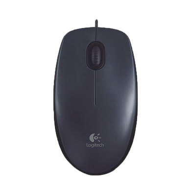 罗技m90有线鼠标办公男生女生