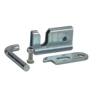 猪笼配件门锁扣羊圈自动扣虎口碰锁母猪产床配件门扣定位栏碰铁棍