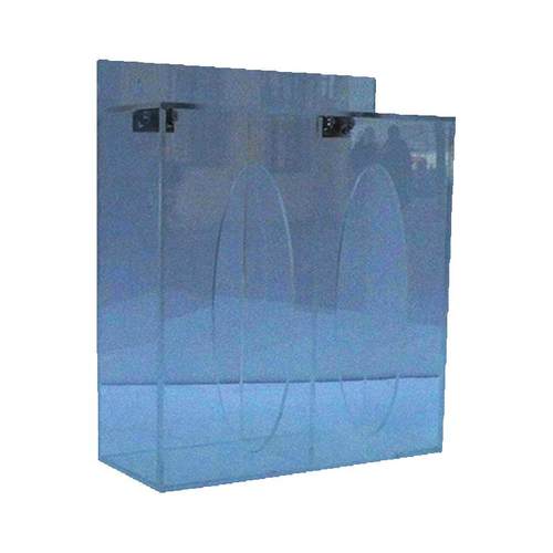 口罩收纳盒壁挂式防尘家用亚克力手套盒透明一次性手套收纳盒挂墙