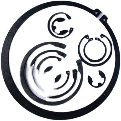 N5100-63/64-1'英制美制轴用弹性挡圈卡簧规格齐品质保证