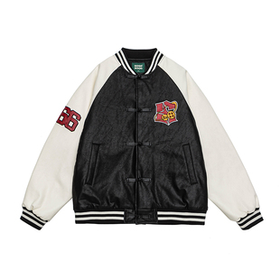 陆虎同款GOGOSOON棉衣男2025新款冬季棒球领外套时尚中式盘扣潮Q