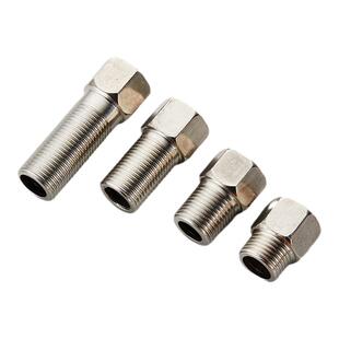 4分不锈钢接头6分1寸加厚三通内外丝直接弯头加长对丝水管配件