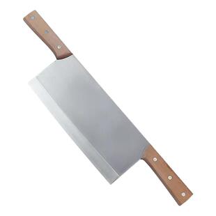 不锈钢双把刀阿胶糕专用切刀牛轧糖刀拔面刀家用剁荞麦面定制刀具