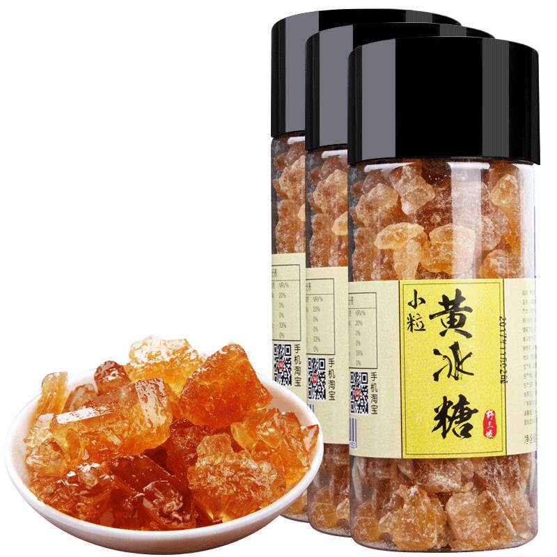 【野三坡】多晶黄冰糖老冰糖非砂糖红糖黑糖350g*10瓶