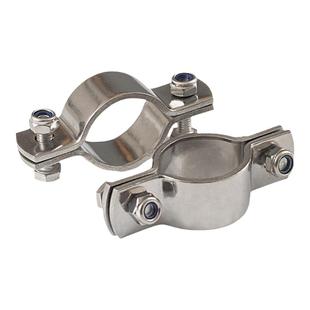 304不锈钢抱箍加厚卡箍固定管道管卡电线杆管支架管箍钢卡管子夹