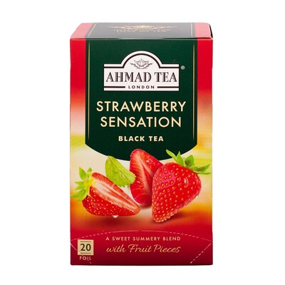 亚曼草莓味红茶进口袋泡茶包