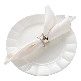 隆达骨瓷餐具饭碗家用白色创意盘子折扣店北欧风纯白斯拉夫微瑕