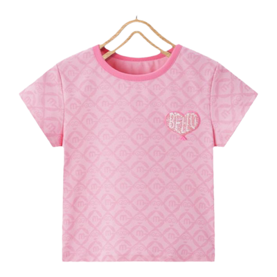 【专柜同款 薄荷棉】MINIPEACE太平鸟童装女童凉感短袖T恤儿童夏