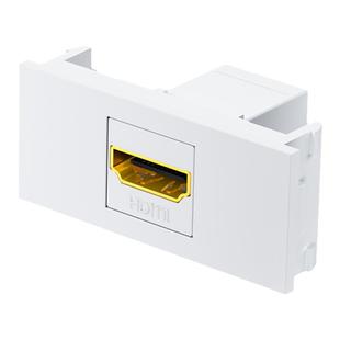 山泽hdmi高清插座 86型面板模块 暗装多媒体4K高清 SZ-HDMI04/05