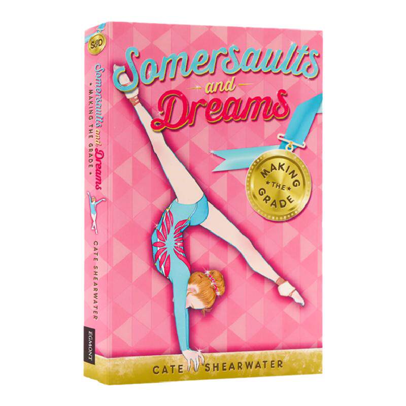 竞技体操女孩的梦想系列3册 Somersaults and Dreams 英文原版进口图书 青少年竞争与友谊励志主题 课外阅读小说故事书章节书