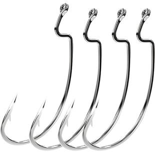 哈斯达曲柄钩软饵配件路亚饵钓鱼曲柄钩钓鱼配件