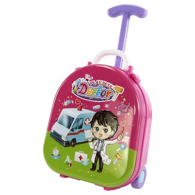 益智村医生女孩拉杆箱过家家玩具