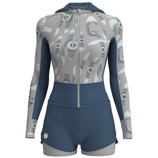 TOSWIM泳衣女分体长袖防晒温泉新款平角遮肉显瘦冲浪服套装度假