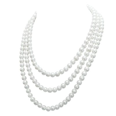 多层珍珠项链短款大气轻奢简约