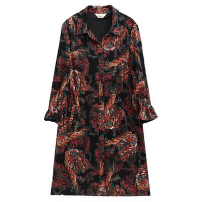 妙采妈妈洋气七分袖收腰polo外套