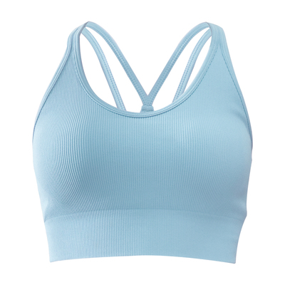 蓝小可运动背心固定杯垫一体式