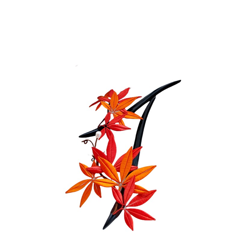 永安不停发簪缠花田园非遗配饰品