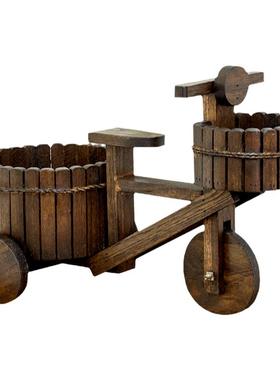 东南亚进口泰式单车摆件水果盘