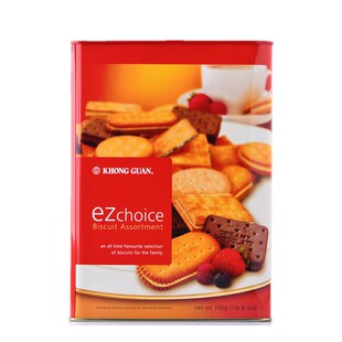 进口康元饼干铁罐铁桶什锦夹心饼干700g饼干零食糕点婚庆礼盒礼品