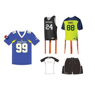 服装定制英式橄榄球队服定制上衣定制短裤定制腰旗橄榄球衣定制