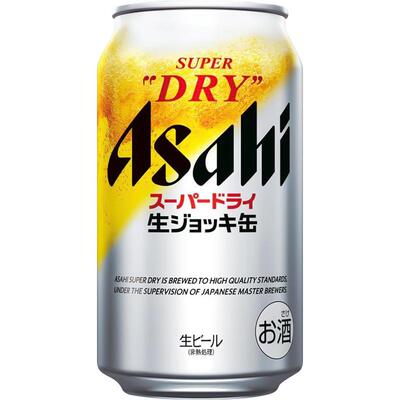 ASAHI朝日全开盖啤酒SUPER DRY掀盖生啤340ml/485ml日本进口整箱