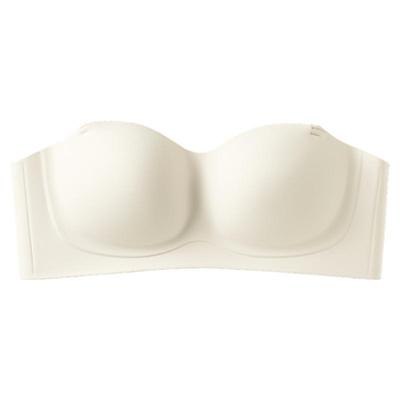 迪思寇无肩带抹胸内衣女防滑聚拢