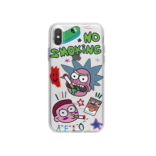 瑞克和莫蒂卡通透明手机壳适用苹果17nova14华为p70/mate70小米15opporeno14vivo30荣耀300iPhone15