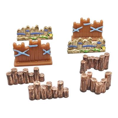 迷你小篱笆栅栏造景摆件场景布景