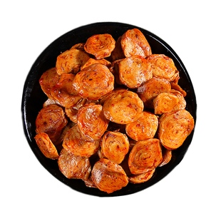 麻辣烤面筋圈即食手工香辣条烧烤面筋片怀旧网红小吃零食批发速食