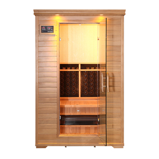 家庭用汗蒸房远红外能量汉蒸箱电气石桑拿房美容院专用频谱光波房