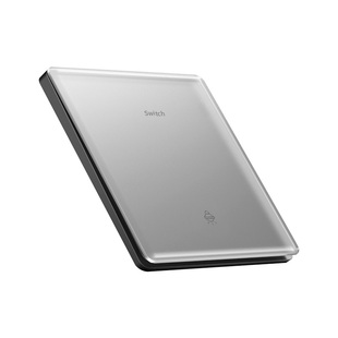 国际电工灰色超薄钢化玻璃一开双控开关86型暗装面板家用五孔插座