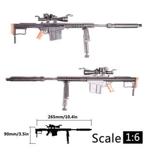 Assembling Asse M82A1 Model Gun Toy Rifle Sniper Barrett