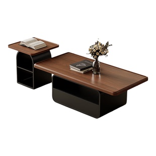 茶几2026新款中古风客厅家用沙发茶台小户型轻奢高级感组合小茶桌