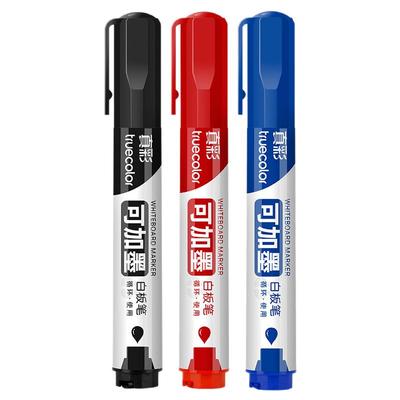 可加墨白板笔-送墨水+板擦+笔筒