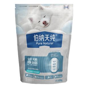 伯纳天纯舒纯生骨肉冻干双拼狗粮鸭肉梨鲜肉犬粮400g