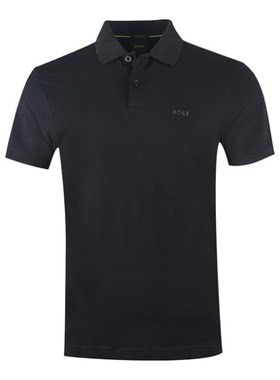 【自营】Hugo Boss/雨果博斯男士logo翻领短袖POLOT恤衫 50555153
