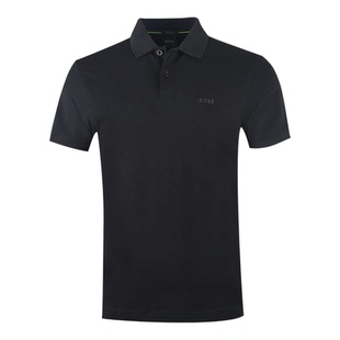 【自营】Hugo Boss/雨果博斯男士logo翻领短袖POLOT恤衫 50555153