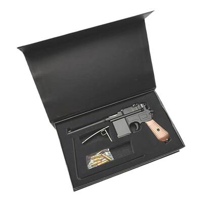 驳壳枪模型大号毛瑟合金影视道具