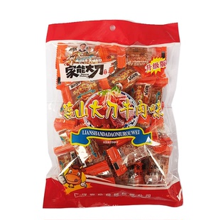 家能连山大刀肉老款辣条小吃休闲零食儿时怀旧麻辣香辣小时候味道