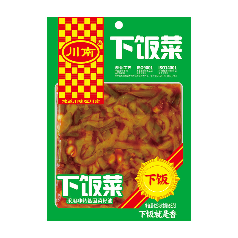 川南下饭菜榨菜咸菜123g酱腌菜小菜豇豆袋装红油开胃什锦泡菜爽口