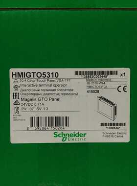 议价施耐德HMIGTO6310 12.165k色触摸屏USB SD卡 2个串口 HMIGTO6