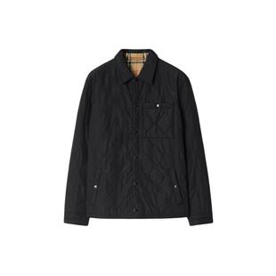 【24期免息】BURBERRY 男装双面两穿绗缝尼龙外套式衬衫 多色
