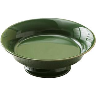 陶瓷中式高足小果盘茶点盘精致水果盘高脚果盘围炉煮茶零食坚果盘