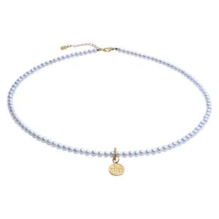 天然极光淡水珍珠项链配百搭扣S925银迷你Baby珠小米珠叠戴锁骨