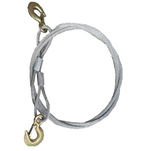 汽车拖车绳钢丝强力牵引拉车绳5米710吨家庭加粗脱困救援维修工具